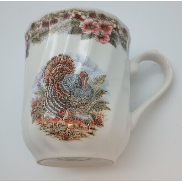 queens by churchill mug Thanksgiving Turkey Myott - Picture 1 of 8